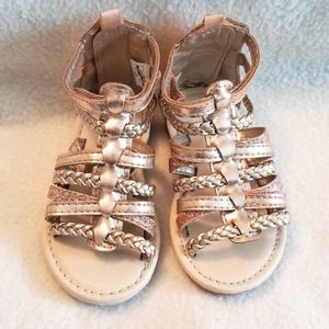 SALE 5/$20 Carter's Rose Gold Gladiator Sandals, Size 5